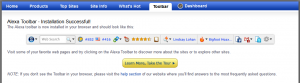 Alexa toolbar for Mozilla Firefox