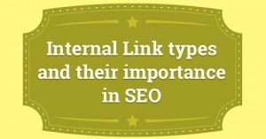 Internal link types and SEO